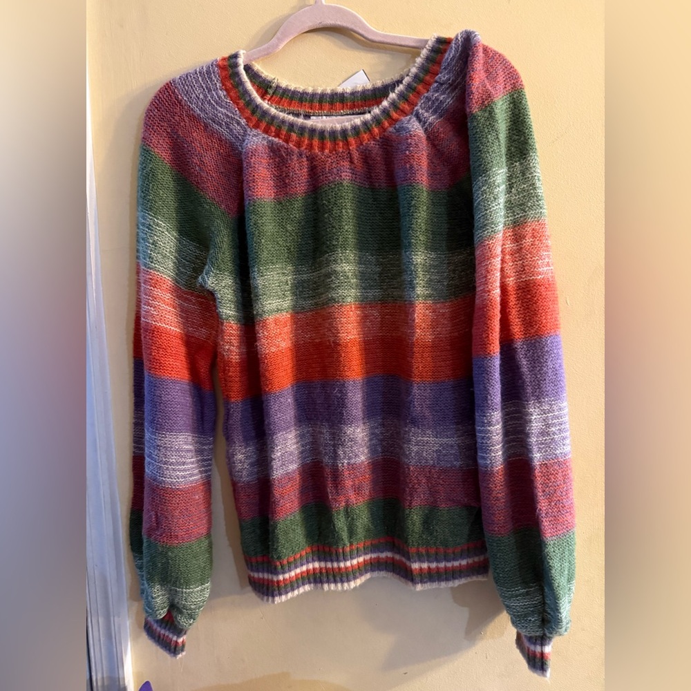 Vintage Jane Colby multicolor sweater, size M